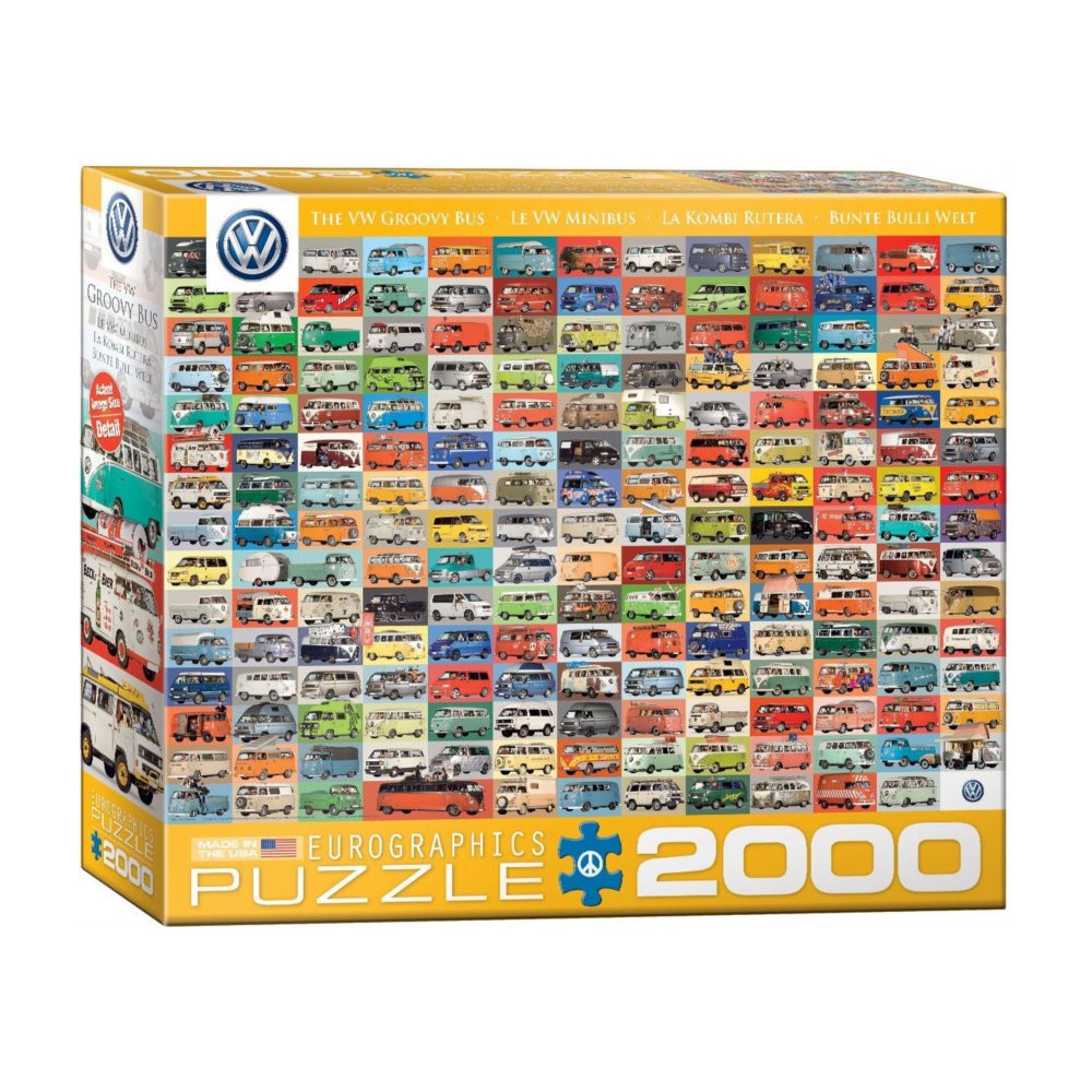EUROGRAPHICS Puzzle VW Groovy Bus 2000 dílků