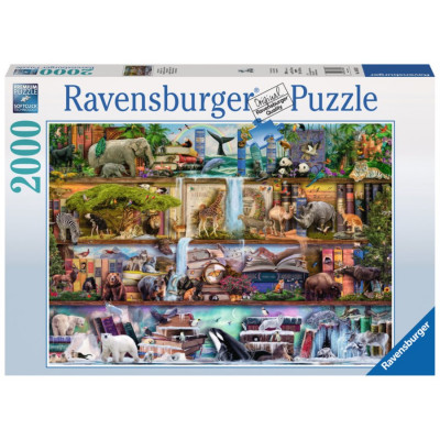 RAVENSBURGER Puzzle Království divokých zvířat 2000 dílků