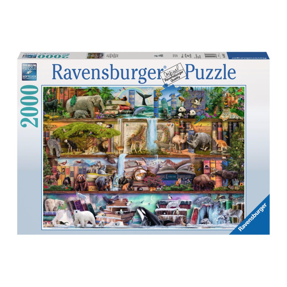 RAVENSBURGER Puzzle Království divokých zvířat 2000 dílků