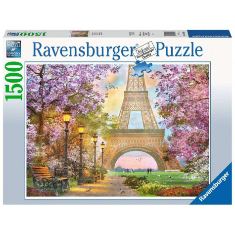 RAVENSBURGER Puzzle Romantická Paříž 1500 dílků ~ 1