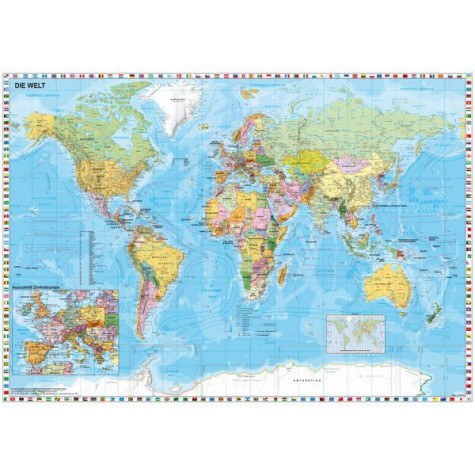 SCHMIDT Puzzle Politická mapa světa 1500 dílků ~ 2