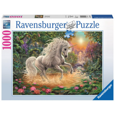 RAVENSBURGER Puzzle Mystický jednorožec 1000 dílků