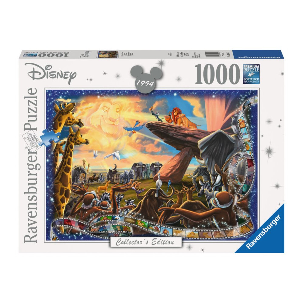 RAVENSBURGER Puzzle Lví král 1000 dílků