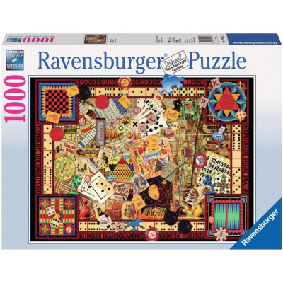 RAVENSBURGER Puzzle Nostalgické hry 1000 dílků