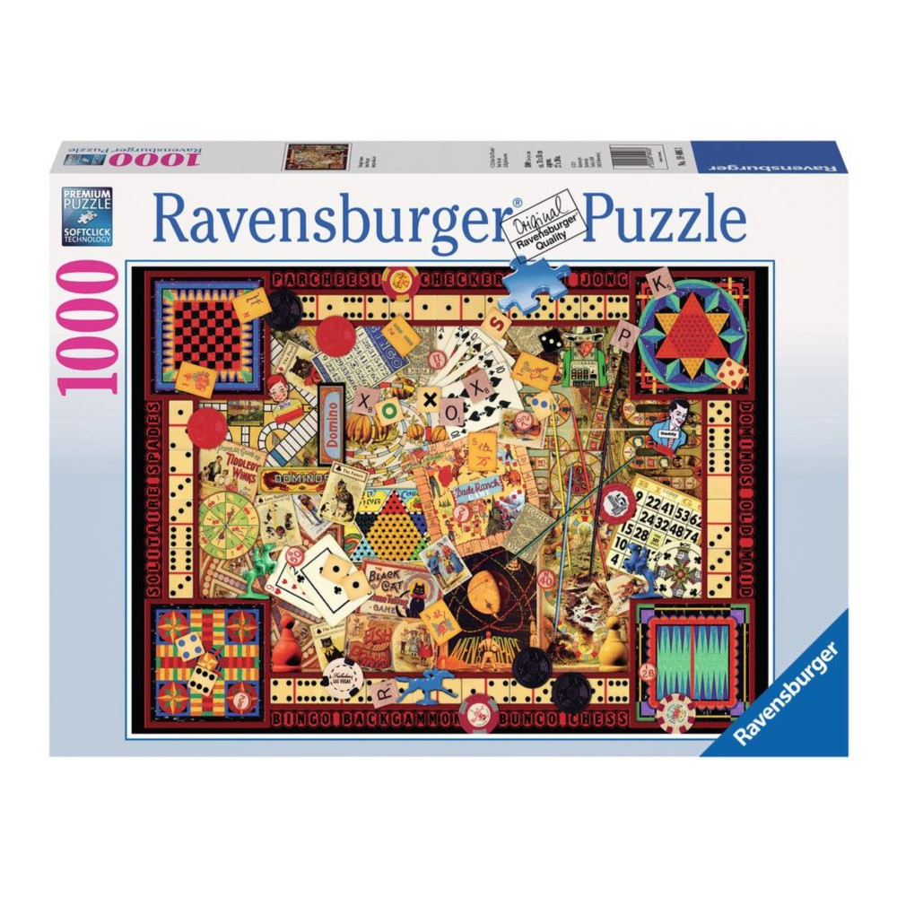 RAVENSBURGER Puzzle Nostalgické hry 1000 dílků