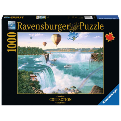 RAVENSBURGER Puzzle Niagarské vodopády, Kanada 1000 dílků ~ 1