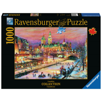 RAVENSBURGER Puzzle Zimní festival v Ottawě 1000 dílků