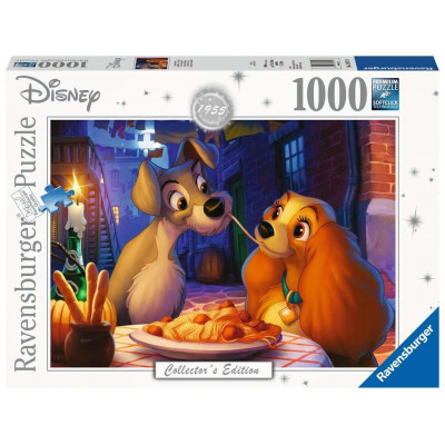 RAVENSBURGER Puzzle Lady a Tramp 1000 dílků