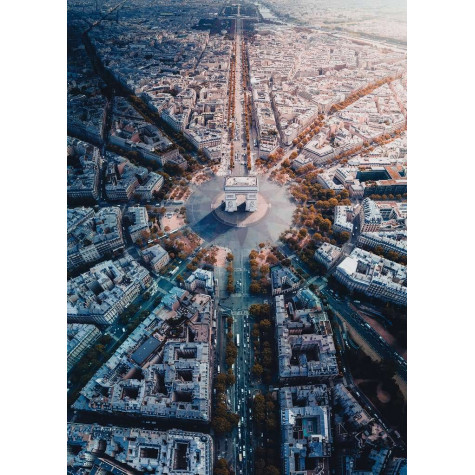 RAVENSBURGER Puzzle Pohled na Paříž 1000 dílků ~ 2