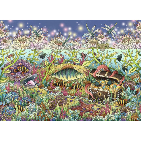 RAVENSBURGER Puzzle Podvodní království za soumraku 1000 dílků ~ 2
