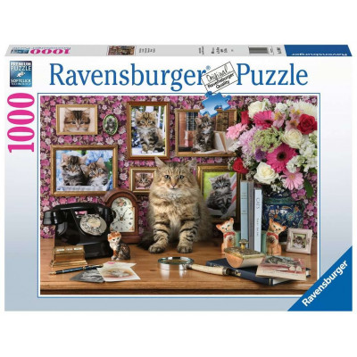 RAVENSBURGER Puzzle Moje drahá kočka 1000 dílků