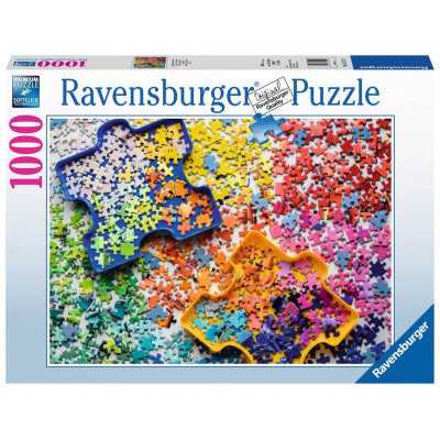 RAVENSBURGER Puzzle Barevná paleta dílků 1000 dílků