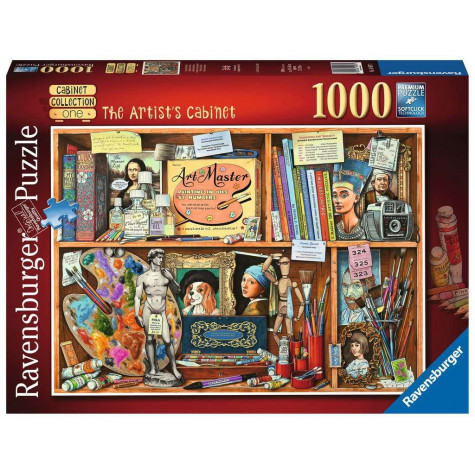 RAVENSBURGER Puzzle Malířská police 1000 dílků ~ 1