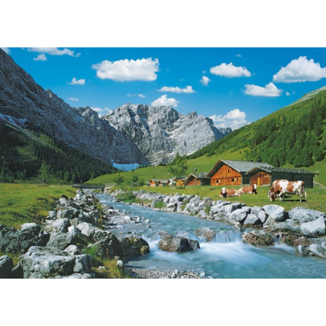 RAVENSBURGER Puzzle Karwendel, Rakousko 1000 dílků ~ 2