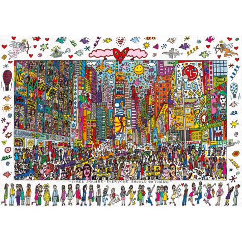 RAVENSBURGER Puzzle Times Square - Everyone should go there 1000 dílků