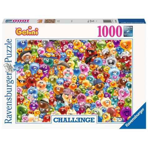 RAVENSBURGER Puzzle Challenge: Gelini 1000 dílků ~ 1