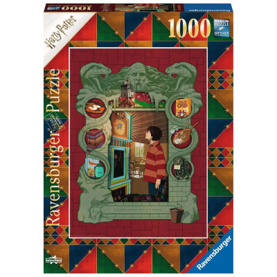 RAVENSBURGER Puzzle Harry Potter: U Weasleyových 1000 dílků