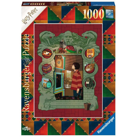 RAVENSBURGER Puzzle Harry Potter: U Weasleyových 1000 dílků ~ 1