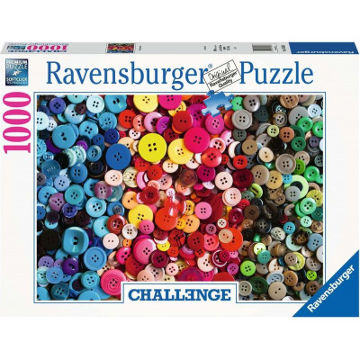RAVENSBURGER Puzzle Knoflíková výzva 1000 dílků