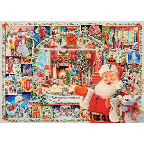 RAVENSBURGER Puzzle Vánoce jsou tady! 1000 dílků