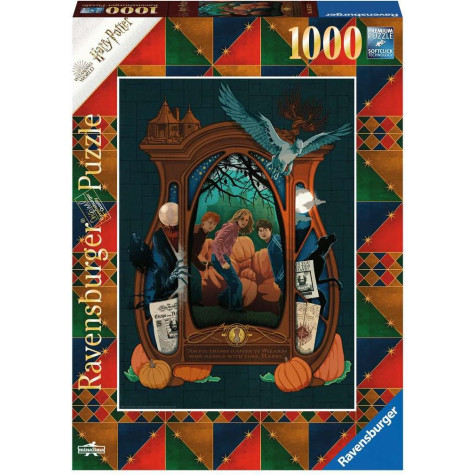 RAVENSBURGER Puzzle Harry Potter: Záchrana Siriuse pomocí Obraceče času 1000 dílků