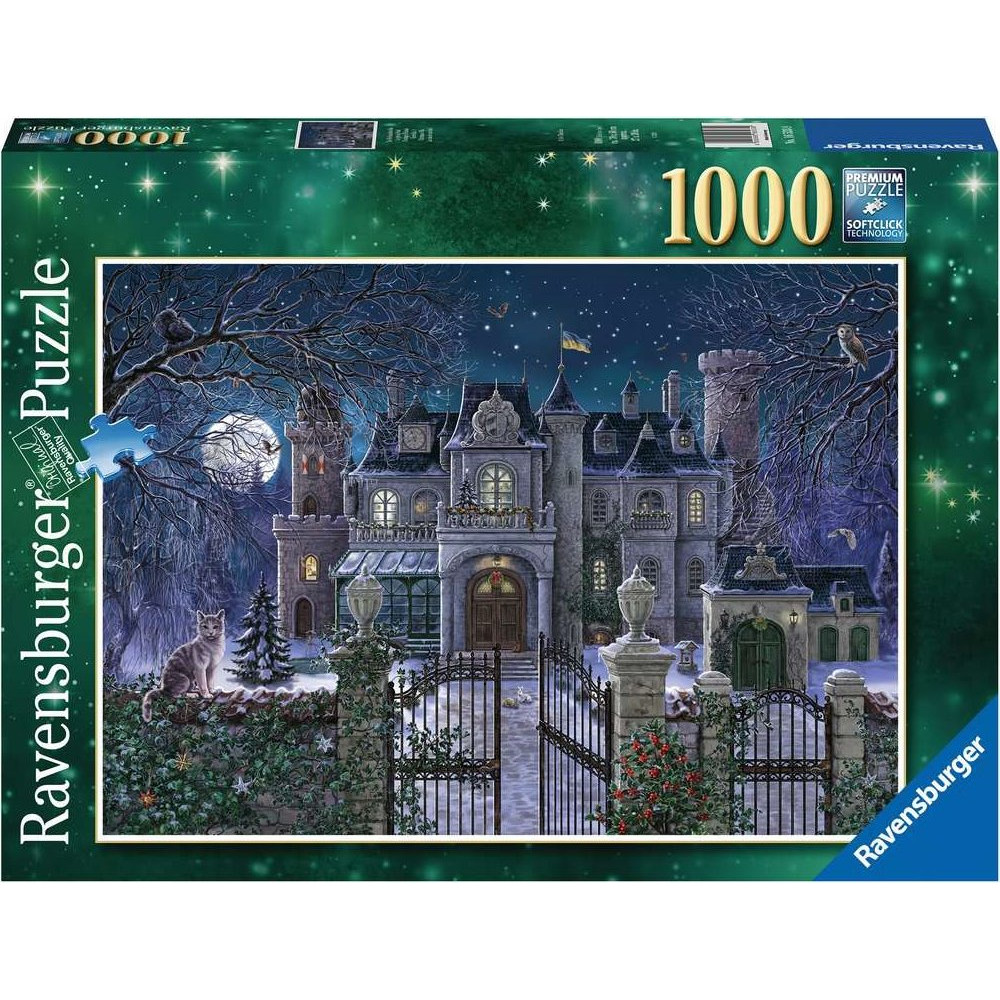 RAVENSBURGER Puzzle Vánoční vila 1000 dílků