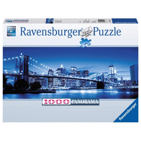 RAVENSBURGER Panoramatické puzzle Zářivý New York 1000 dílků