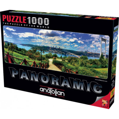 ANATOLIAN Panoramatické puzzle Bospor z Otagtepe 1000 dílků