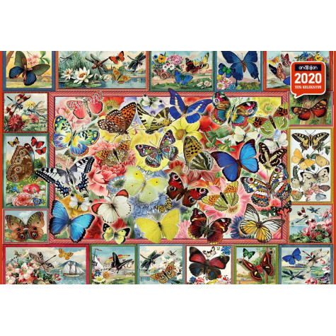 ANATOLIAN Puzzle Spousta motýlů 1000 dílků ~ 2