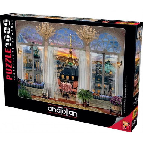 ANATOLIAN Puzzle Střešní terasa, Paříž 1000 dílků ~ 1