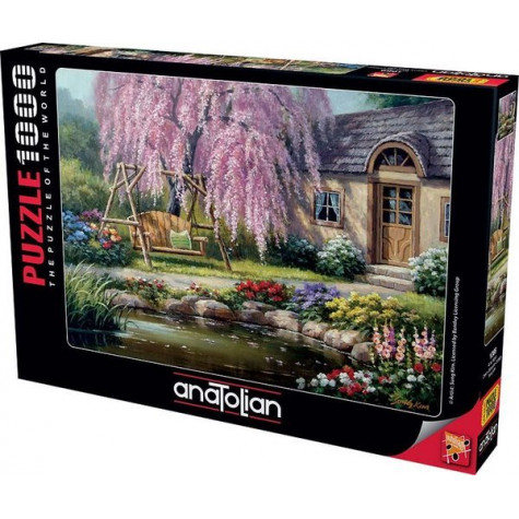 ANATOLIAN Puzzle Chata u třešňového stromu 1000 dílků ~ 1
