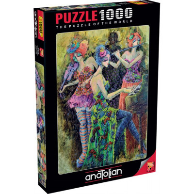 ANATOLIAN Puzzle Barevné trio 1000 dílků