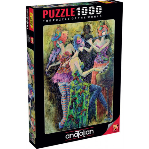 ANATOLIAN Puzzle Barevné trio 1000 dílků ~ 1