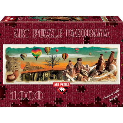 ART PUZZLE Panoramatické puzzle Nevşehir - koláž 1000 dílků