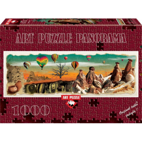 ART PUZZLE Panoramatické puzzle Nevşehir - koláž 1000 dílků