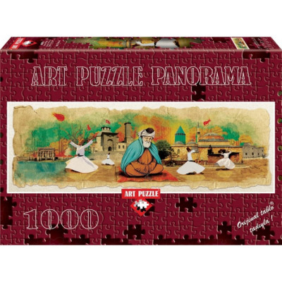 ART PUZZLE Panoramatické puzzle Konya, Turecko - koláž 1000 dílků