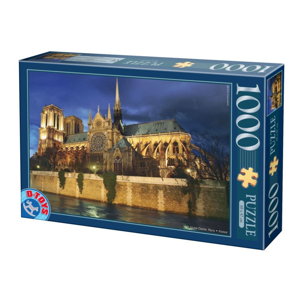 D-TOYS Puzzle Notre Dame, Paříž 1000 dílků