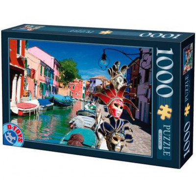 D-TOYS Puzzle Burano, Itálie 1000 dílků