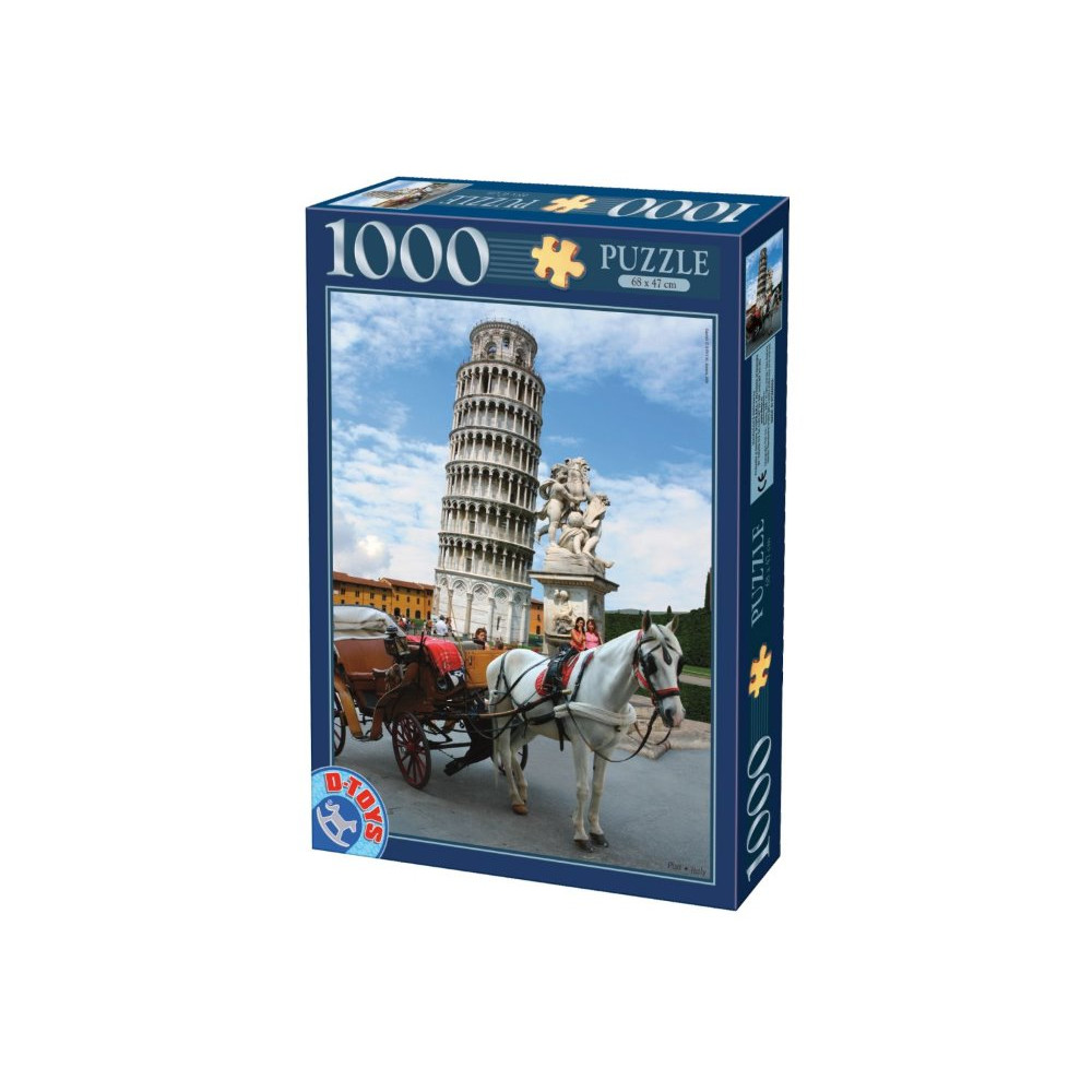 D-TOYS Puzzle Šikmá věž v Pise, Itálie 1000 dílků