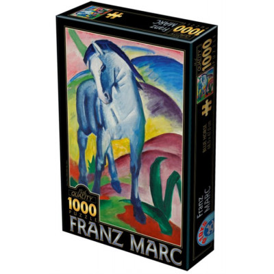 D-TOYS Puzzle Modrý kůň 1000 dílků