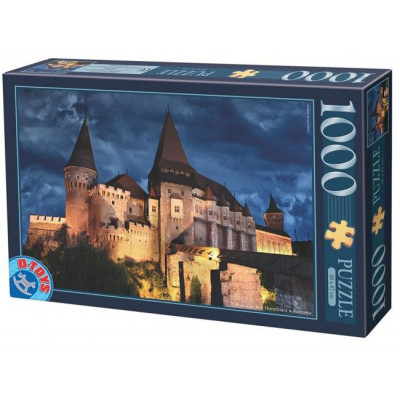 D-TOYS Puzzle Korvínův hrad v noci, Rumusko 1000 dílků