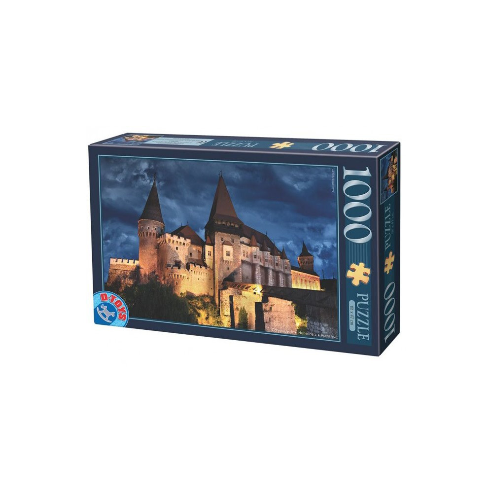 D-TOYS Puzzle Korvínův hrad v noci, Rumusko 1000 dílků