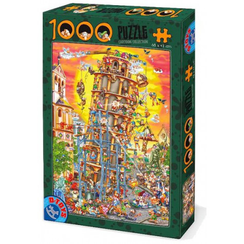 D-TOYS Puzzle Šikmá věž v Pise 1000 dílků