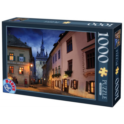 D-TOYS Puzzle Sighisoara, Rumunsko v noci 1000 dílků