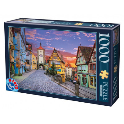 D-TOYS Puzzle Staré Město, Rottenburg 1000 dílků