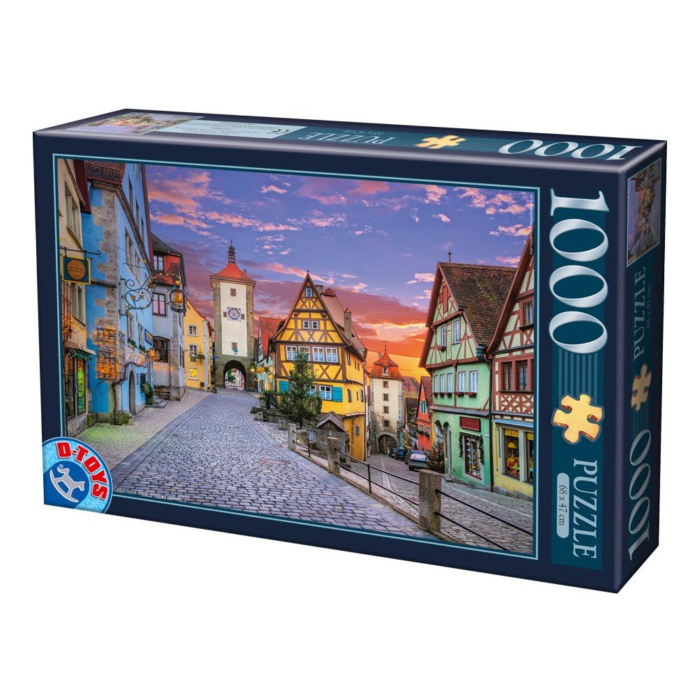 D-TOYS Puzzle Staré Město, Rottenburg 1000 dílků