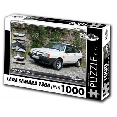 RETRO-AUTA Puzzle č. 54 Lada Samara 1300 (1989) 1000 dílků