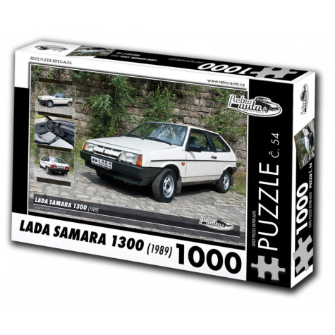 RETRO-AUTA Puzzle č. 54 Lada Samara 1300 (1989) 1000 dílků