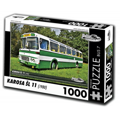 RETRO-AUTA Puzzle BUS č. 7 Karosa ŠL 11 (1980) 1000 dílků