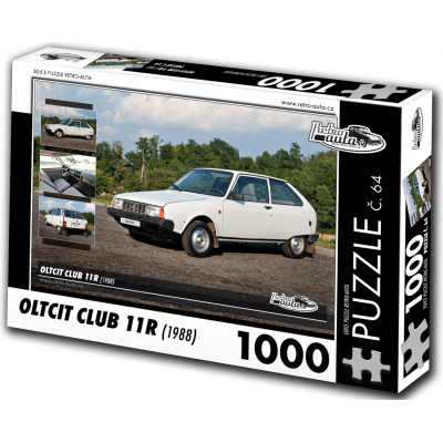 RETRO-AUTA Puzzle č. 64 Oltcit Club 11R (1988) 1000 dílků
